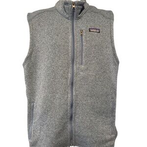 Patagonia Heather Blueish Green Zip Vest